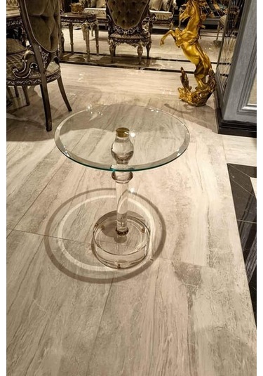 Dulda Akrilik İris Sehpa Şeffaf