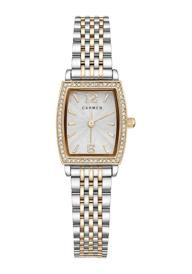 Carmen Cr.1.ag0104.04 Unisex Kol Saati Altın - Siyah