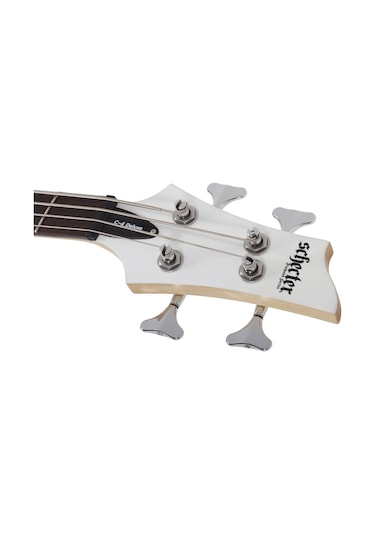 Schecter C-4 Deluxe Bas Gitar Satin White