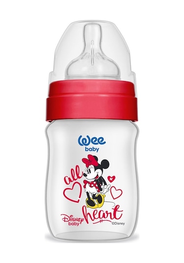 Wee Baby 189 Disney Mickey Ürün Seti Kırmızı Biberon Emzik