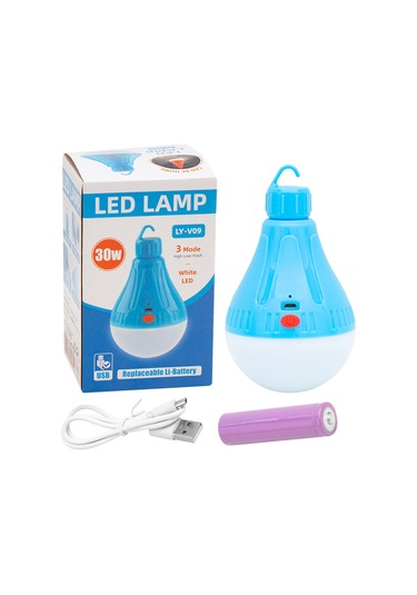 POWERMASTER LY-V09 AMPUL Mavi