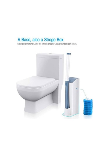 Banyo Tek Kullanımlık Tipi Tuvalet Fırçası Set Uzun Sap Yok Ölü Açı Temizleme Fırça Tutucu Wc Banyo Aksesuarları Temizleme Aracı Tuvalet Fırçası Tutucular Altın - Krom