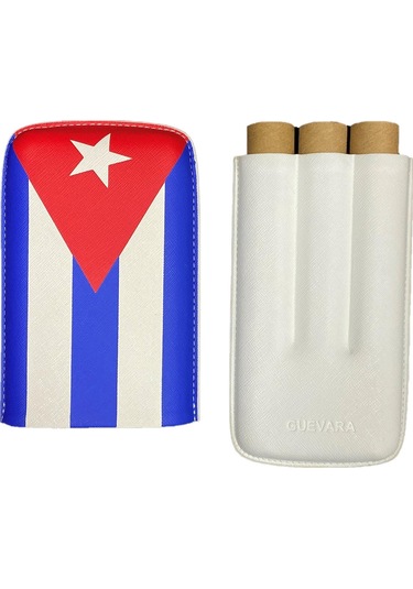 Guevara Cuban Flag Deri Puro Kılıfı 3lü Beyaz 60ring
