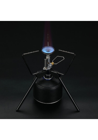 Lemestar Kamp Çadırı Isıtıcı Yüksekliği Artırıcı, Hafif Alüminyum Ve Bakır Malzeme, Dış Mekan Uyumlu, 23g Ağırlık, Kaçırmazlıklı Tasarım Siyah