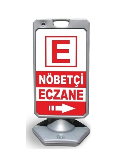 Nöbetçi Eczane Reklam Ve Yönlendirme Uyari Dubasi A Tabela Gri