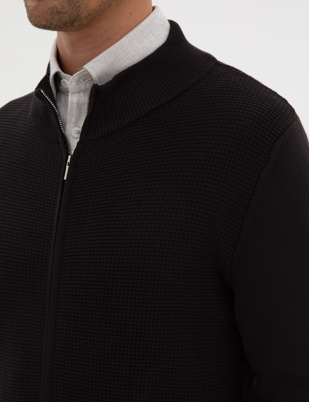 Pierre Cardin Erkek Siyah Hırka Triko 50317341-vr046 Siyah
