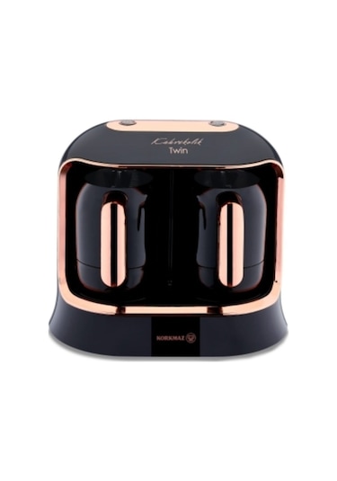A861-04 Kahvekolik Twin Deluxe Kahve Makinesi Siyah