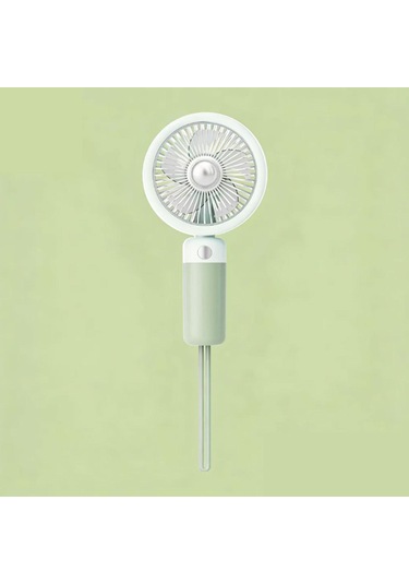 El Tipi Şarjlı Vantilatör Askılı Mini Fan