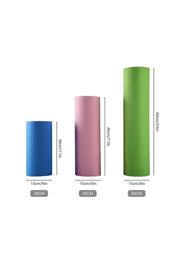 Konesam Siyah Yoğunluklu Eva Spor Masaj Zoru - Kas Ayarı, Esneklik Ve İyileşme İçin 15x30cm