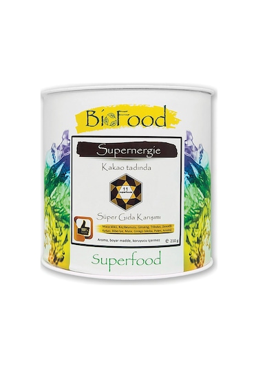 BioFood Supernergie Kakao Tadında Karışık İçecek Tozu 210 G