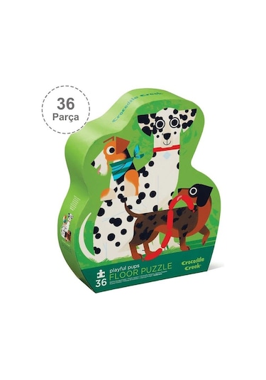 Crocodile Creek Puzzle 36 Parça Eğlenceli Yavru Köpekler