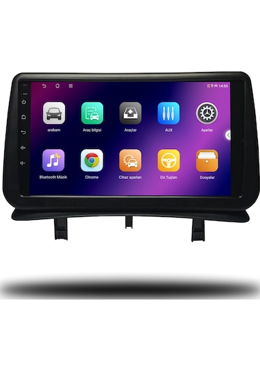 Caros Renault Clio 3 2005-2011 Android Multimedya 4gb Ram 32gb Hafıza 10"