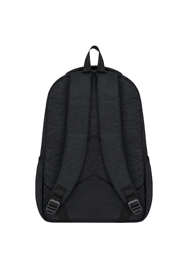 Lüx Ve Çok Cepli Su Geçirmez Krinkıl Okul Çantası, Krinkıl Sırt Siyah