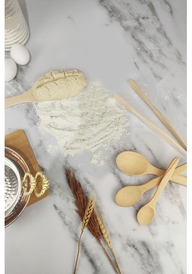 Digithome 5 Parça Doğal Ahşap Mutfak Gereçleri Ve Hamur Seti - Sml001