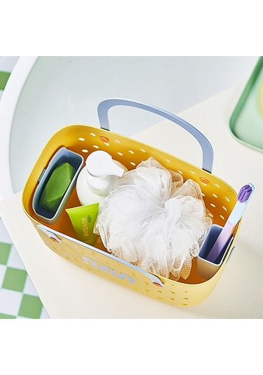 Sones Dopamin Taşınabilir Banyo Depolama Sepeti Ev Tipi Boşaltılabilir Sebze Sepeti, Renk: Yeşil Diğer