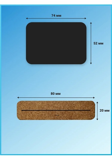 Psmtorg Tebeşirli Fiyat Etiketleri + Ahşap Standlı Etiket Tutucu 320984932 Diğer