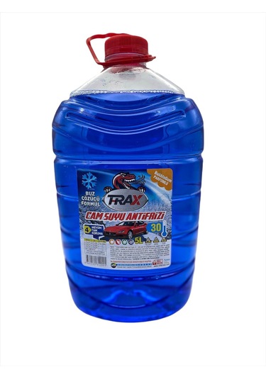 Trax Antifirizli Parfümlü 30 Derece Cam Suyu 5 Litre