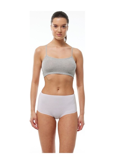 Malabadi Kadın Beyaz 2 Li Paket Geniş Kenarlı Modal Külot 1053 Beyaz