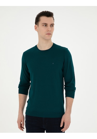 Pierre Cardin Erkek Yeşil Kazak /triko 50270054-vr054 Yeşil
