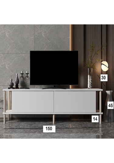 Tv Sehpası Agora Beyaz 150 Cm