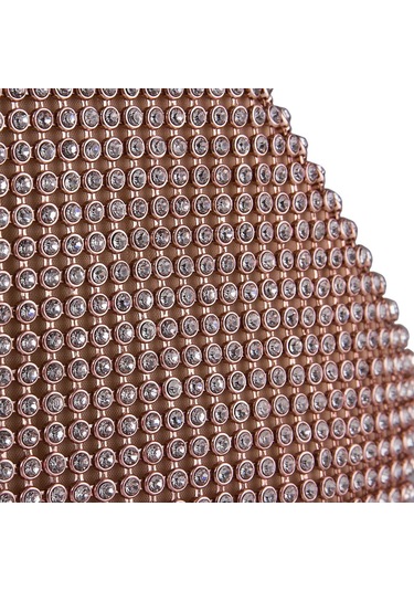 Dofolink Gümüş Büyük Taşlı Gece Çantası - El Kayışıyla Düğün, Parti Ve Özel Etkinlikler İçin Trihedral Şapka Kapanmalı Parlak Clutch GÜMÜŞ