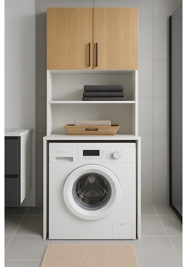 Modern Banyo Dolabı Ahşap