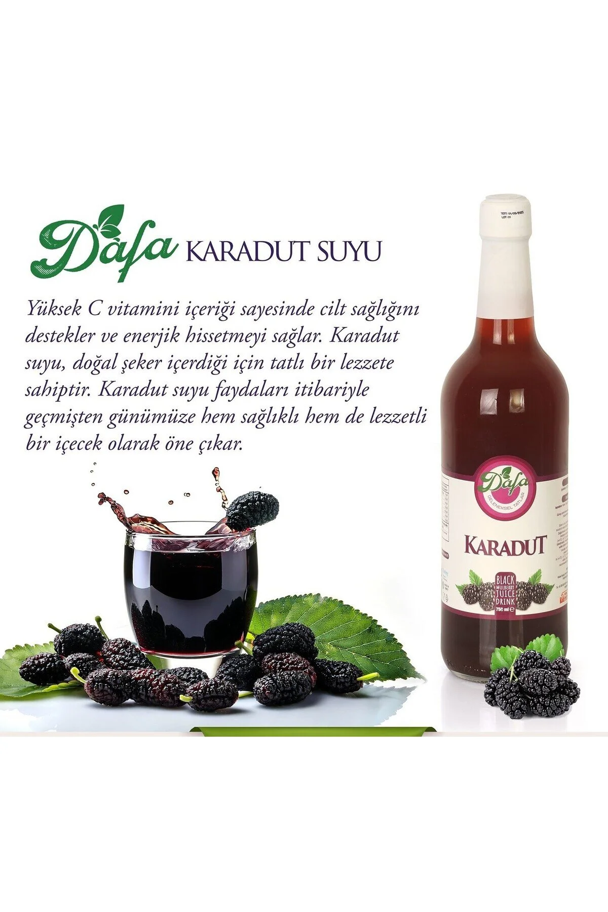 Dafa Karadut Suyu 750 ML