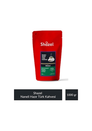 Shazel Naneli Hazır Türk Kahvesi 1000 Gr Türk Kahvesi