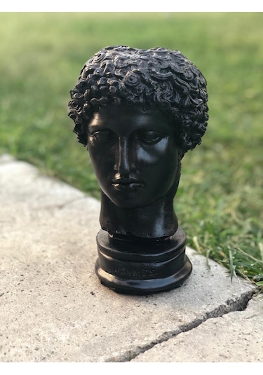 Thiramis Homeconcept Hermes Dekoratif Siyah Büst & Heykel