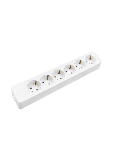 Seldur 6'lı Topraklı Çocuk Korumalı Klemensli Priz Klemensli