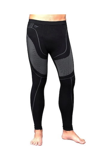 Thermoform Extreme Erkek Seamless Termal Kısa Kollu İçlik Seti Siyah Renkli