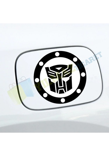 Transformers Depo Kapağı Oto Sticker Araba Yapıştırma Etiket