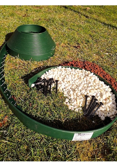 Trend Bahçe Çim Ayırıcı 25 M Yeşil Çim Bahçe Sınırlayıcı