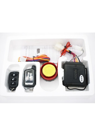 2 Yönlü Motosiklet Uzaktan Kumanda Alarm Motosiklet E-Bike Güvenlik Sistemi Elektrikli Bisiklet