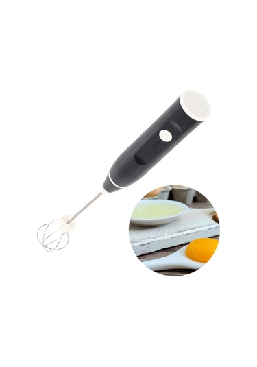 Xindoker Usb Şarjlı Elektrikli Süt Köpükleyici, 3 Hızlı, Çelik İki Fırçalı, Kahve/latte/çikolata İçin, Siyah Diğer
