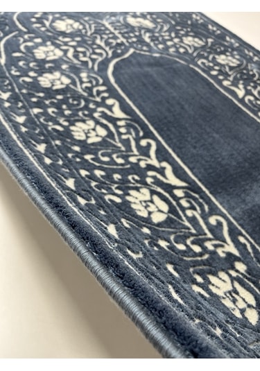 Yün Tüşeli Akrilik Dokuma Halı Seccade Namazlık 80x120 Turkuaz