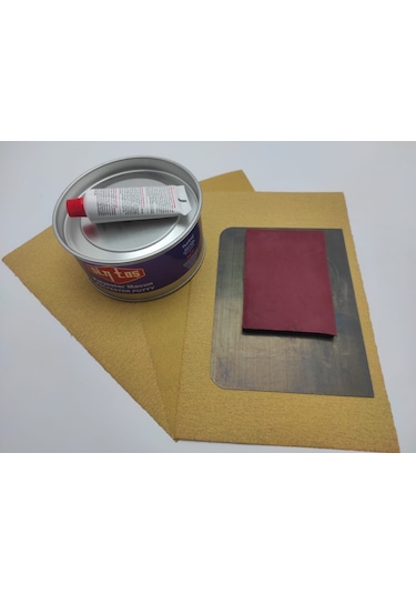 Sintaş Polyester Macun 1000gr Set Zımpara-çelik-macun Lastiği