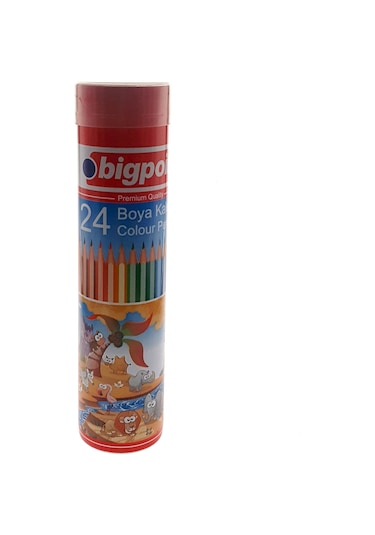 Bigpoint 941 Boya Kalemi Metal Kutu 24 Renk