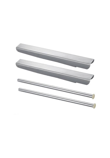 Ganzhoushop 2/3 Çubuk Geri Çekilebilir Elbise Askıları - Duvara Monte Katlanır Elbise Askısıbanyo, Balkon Gibi Depolama Organizasyonları İçin Kullanılan Elbise Kurutma Askısı120cm Çok Renkli