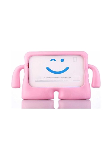 Galaxy Uyumlu  Tab A7 Lite T225 Frm İbuy Standlı Tablet Kılıf-pembe Arka Kapak