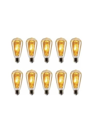 On Adet Rustik Led Ampül Dekoratif Ampül Edison Ampül