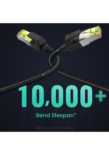 Ebitda 80421 Cat7 10 Gbps Rj45 Kablosu 1m - Yüksek Hızlı Ethernet Kablo - Ugreen