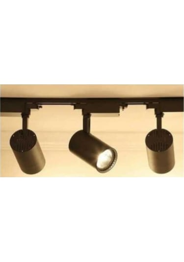 30W Led Ray Spot 3Lü Set -Siyah Kasa- Günışığı