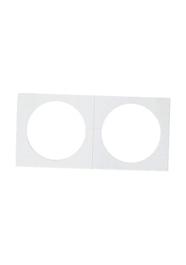 Trendooze Homyl 50 Adet Beyaz Karton Para Tutacağı 2x2 17,5-mm Farklı Ürün Beyaz