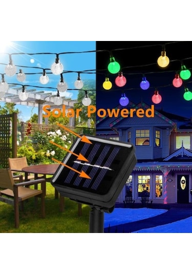 7m 50 Led Rgb Solar