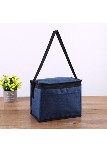 Dolıty Soğutucu Tote Çanta Omuz Askılı Alışveriş Mavi Mavi
