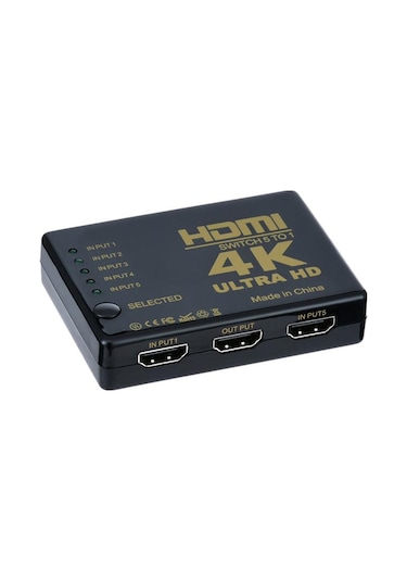 Gplus Ifswt-501 5 Port Kumandalı 4K 2160P 3D Uyumlu Hdmi Switch