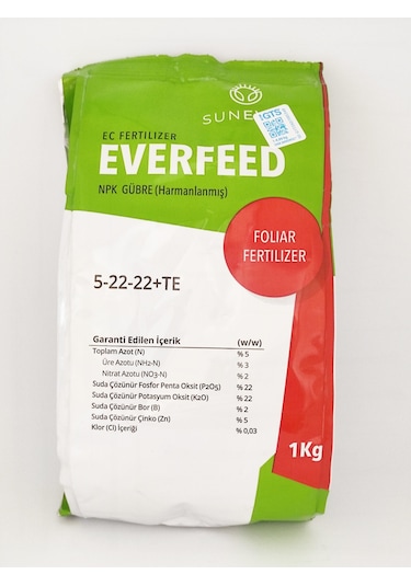 Everfeed | 5-22-22+Te Npk Gübre 1 KG