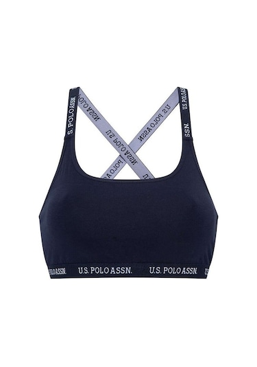 U.S. Polo Assn. Kadın Lacivert Çapraz Askılı Büstiyer 66117