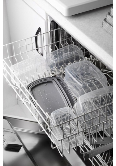 Nandy Home 4'lü Set Easybox Mikrodalga Ve Difrizde Kullanılabilen Saklama Kabı Seti Antrasit